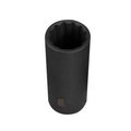 Coolkitchen 38in. Drive 12 Point Deep Impact Socket - 12mm CO79936